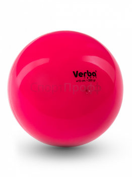 Мяч Verba Sport однотонный 17 см.